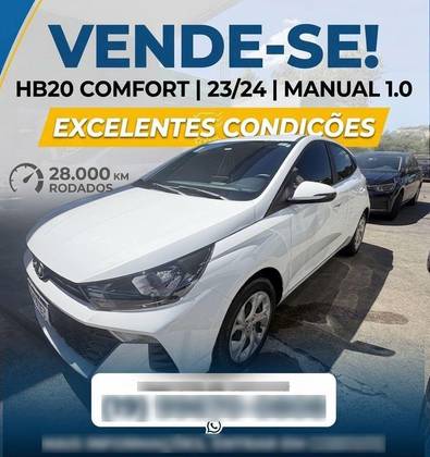 HYUNDAI HB20 1.0 12V FLEX COMFORT MANUAL